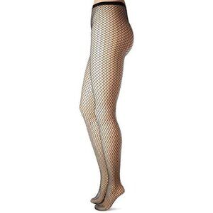 Hue‎ Hue Women’s Metallic Net Tights (Black, S/M)